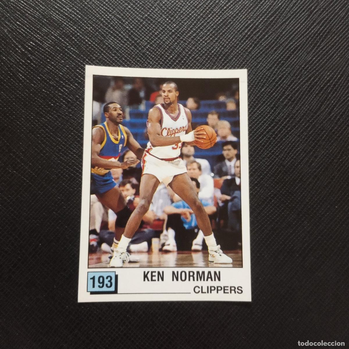 Coleccionismo deportivo: 193 KEN NORMAN CLIPPERS PANINI 1990 BASKET NBA 90 CROMO BALONCESTO - SIN PEGAR - A163 PG73