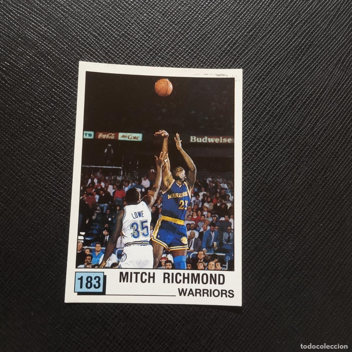 Coleccionismo deportivo: 183 MITCH RICHMOND WARRIORS PANINI 1990 BASKET NBA 90 CROMO BALONCESTO - SIN PEGAR - A163 PG74