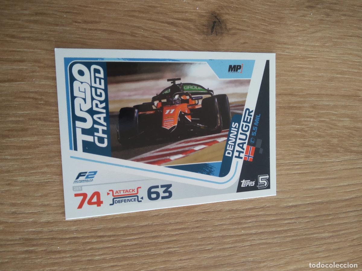 Coleccionismo deportivo: 255 DENNIS HAUGER CROMO F1 Topps Formula 1 Turbo Attax 2024
