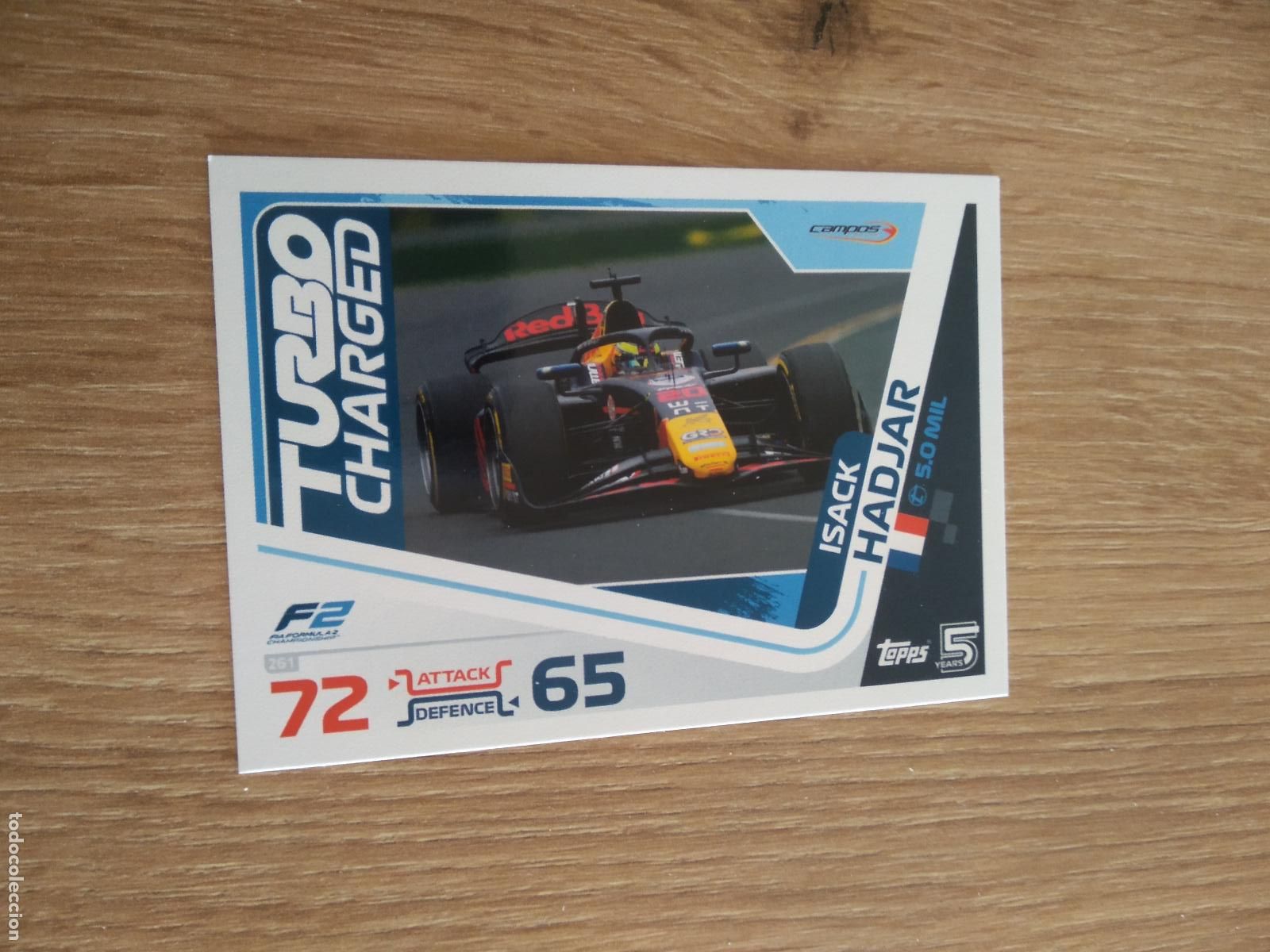 Coleccionismo deportivo: 261 ISACK HADJAR CROMO F1 Topps Formula 1 Turbo Attax 2024