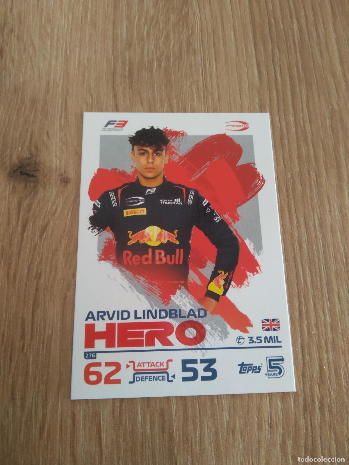 Coleccionismo deportivo: 276 ARVID LINDBLAD CROMO F1 Topps Formula 1 Turbo Attax 2024