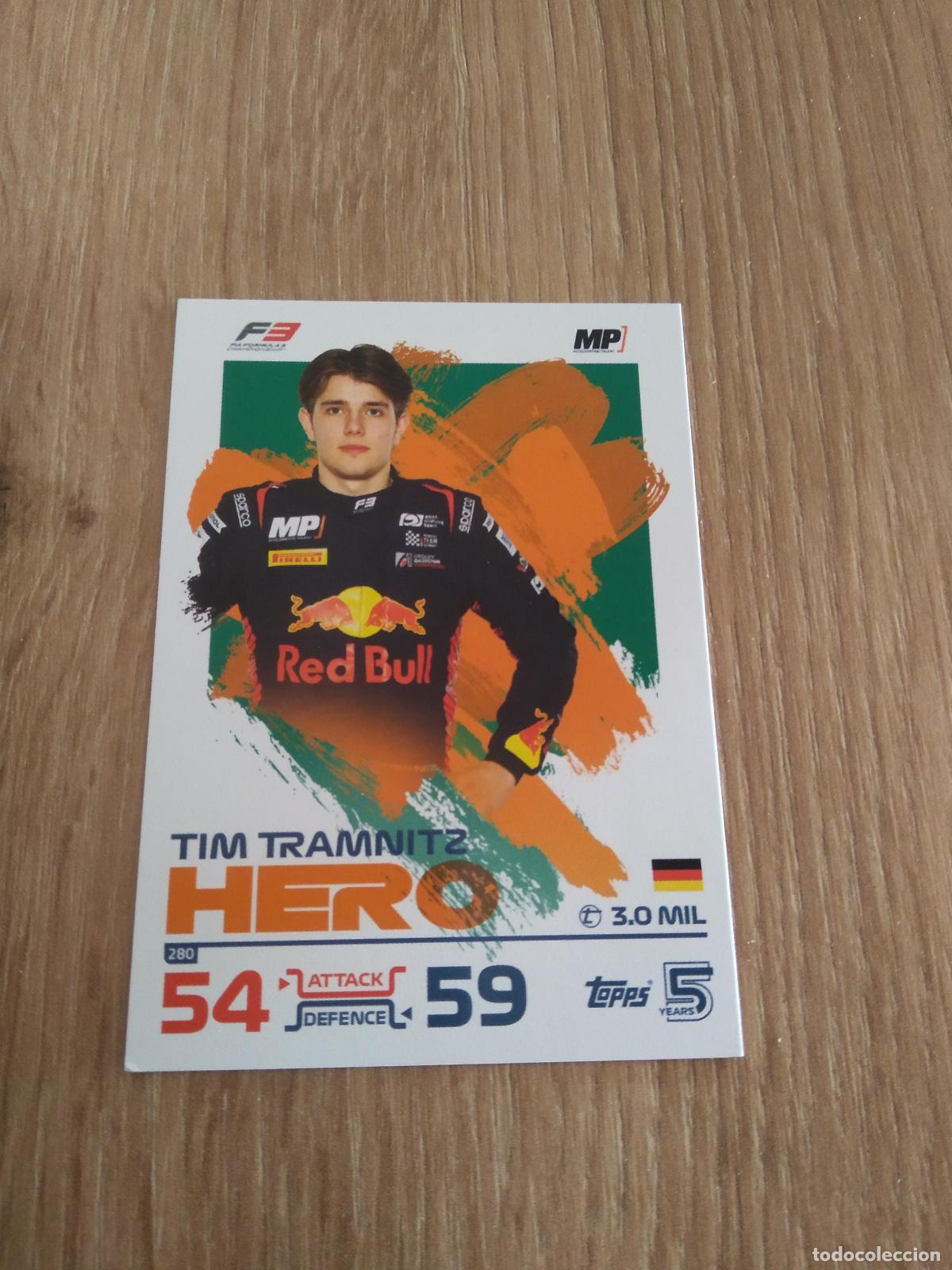 Coleccionismo deportivo: 280 TIM TRAMNITZ CROMO F1 Topps Formula 1 Turbo Attax 2024
