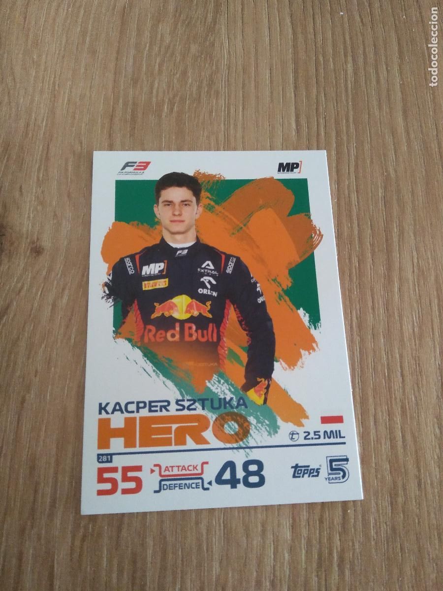 Coleccionismo deportivo: 281 KACPER SZTUKA CROMO F1 Topps Formula 1 Turbo Attax 2024