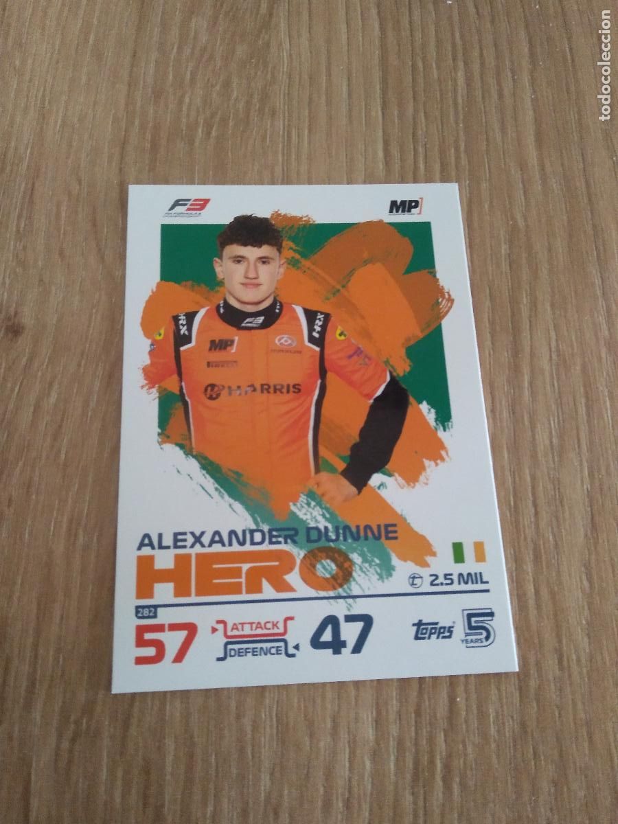 Coleccionismo deportivo: 282 ALEXANDER DUNNE CROMO F1 Topps Formula 1 Turbo Attax 2024