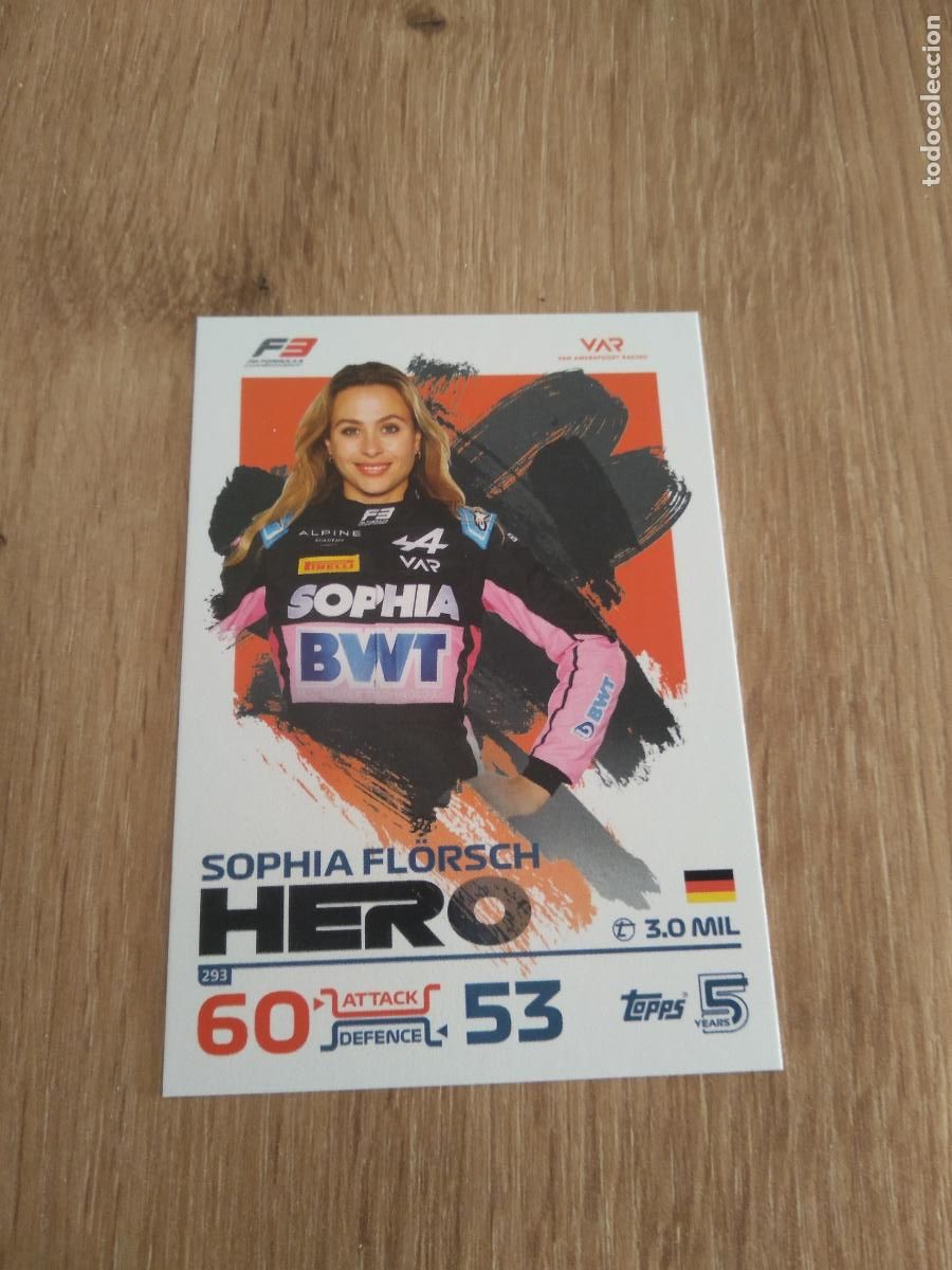 Coleccionismo deportivo: 293 SOPHIA FLORSCH CROMO F1 Topps Formula 1 Turbo Attax 2024