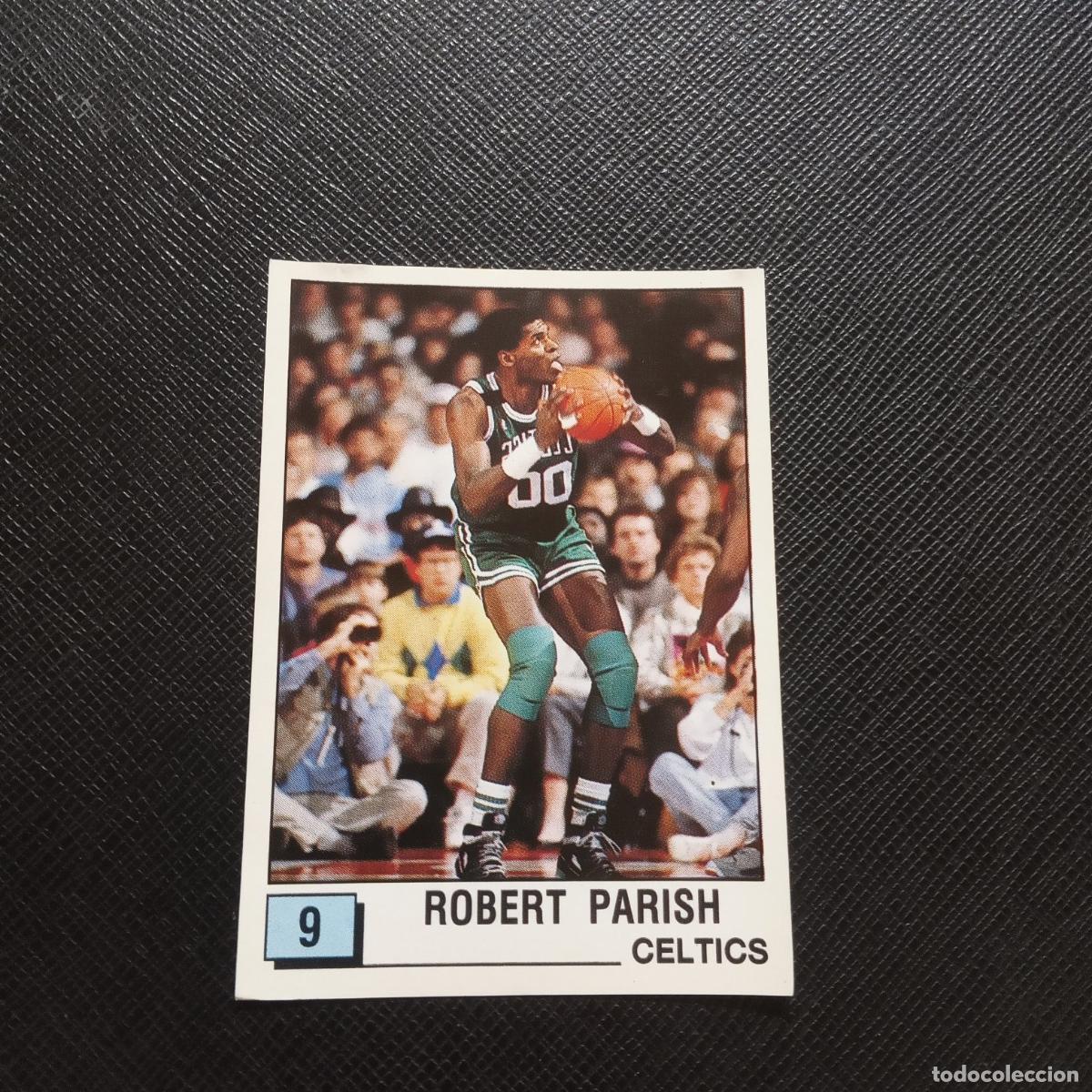 Coleccionismo deportivo: 9 ROBERT PARISH CELTICS PANINI 1990 BASKET NBA 90 CROMO BALONCESTO - SIN PEGAR - A205 PG61
