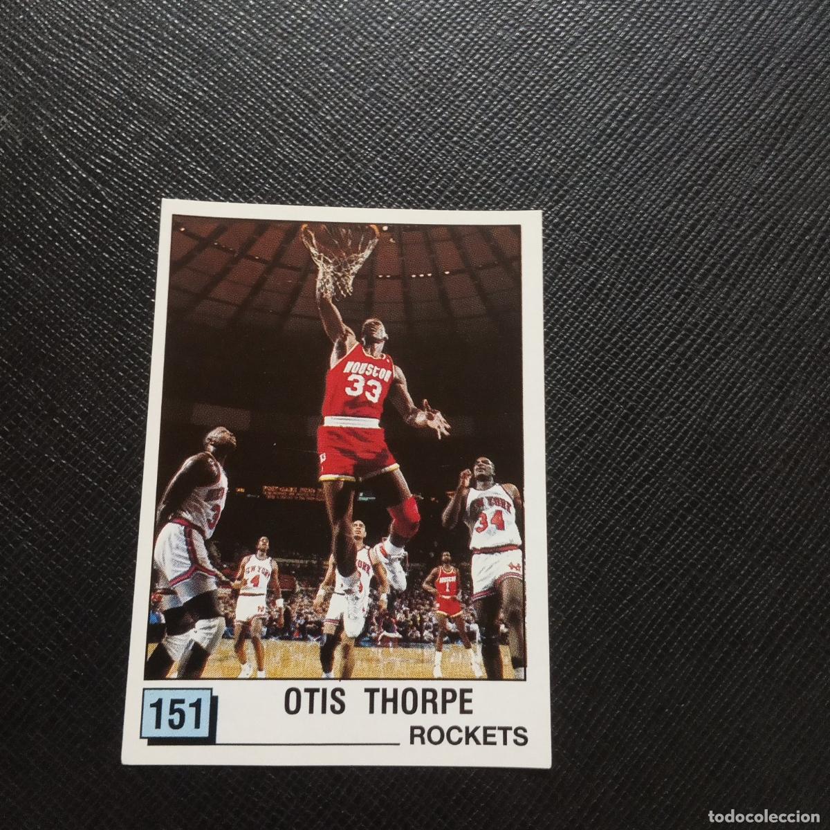 Coleccionismo deportivo: 151 OTIS THORPE ROCKETS PANINI 1990 BASKET NBA 90 CROMO BALONCESTO - SIN PEGAR - A205 PG61