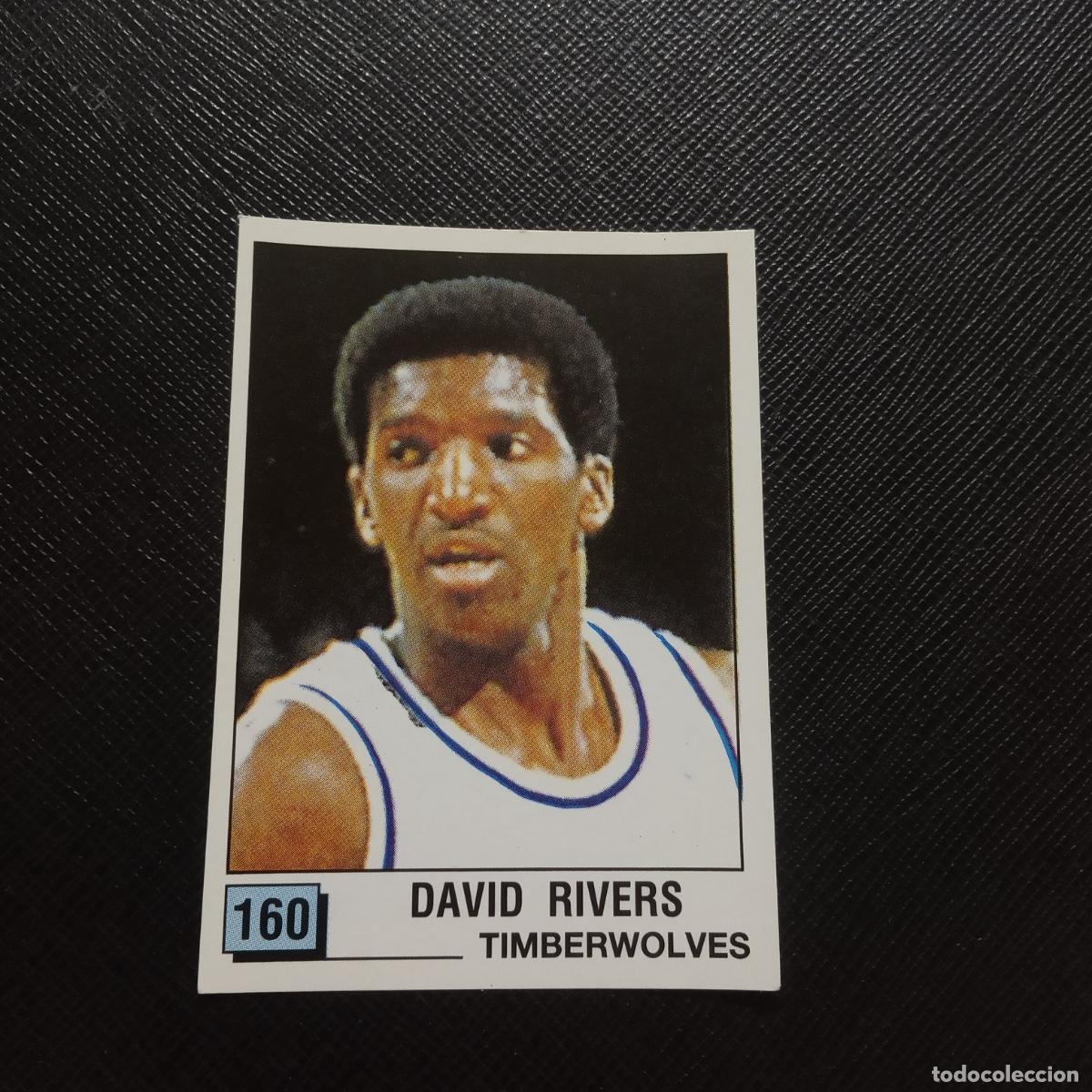 Coleccionismo deportivo: 160 DAVID RIVERS TIMBERWOLVES PANINI 1990 BASKET NBA 90 CROMO BALONCESTO - SIN PEGAR - A205 PG61