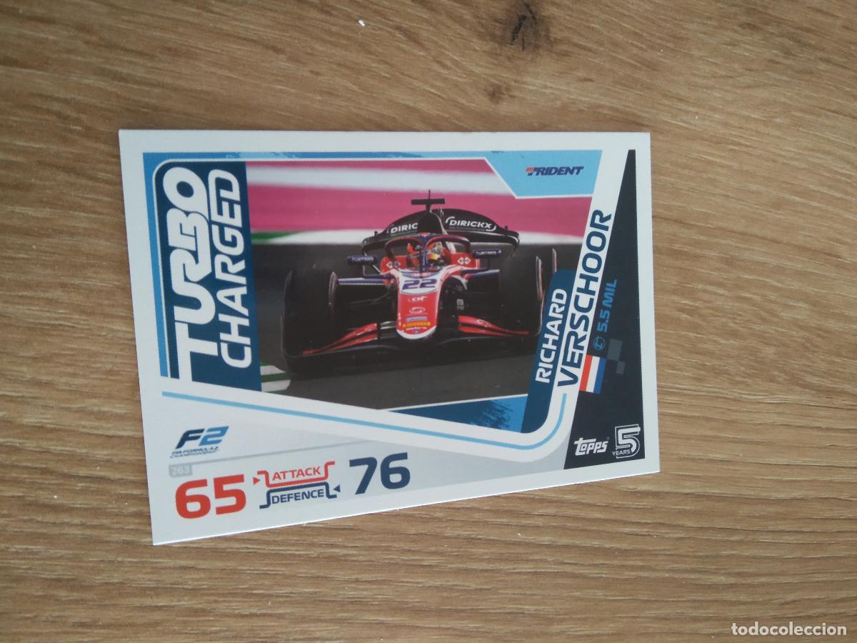 Coleccionismo deportivo: 263 RICHARD VERSCHOOR CROMO F1 Topps Formula 1 Turbo Attax 2024