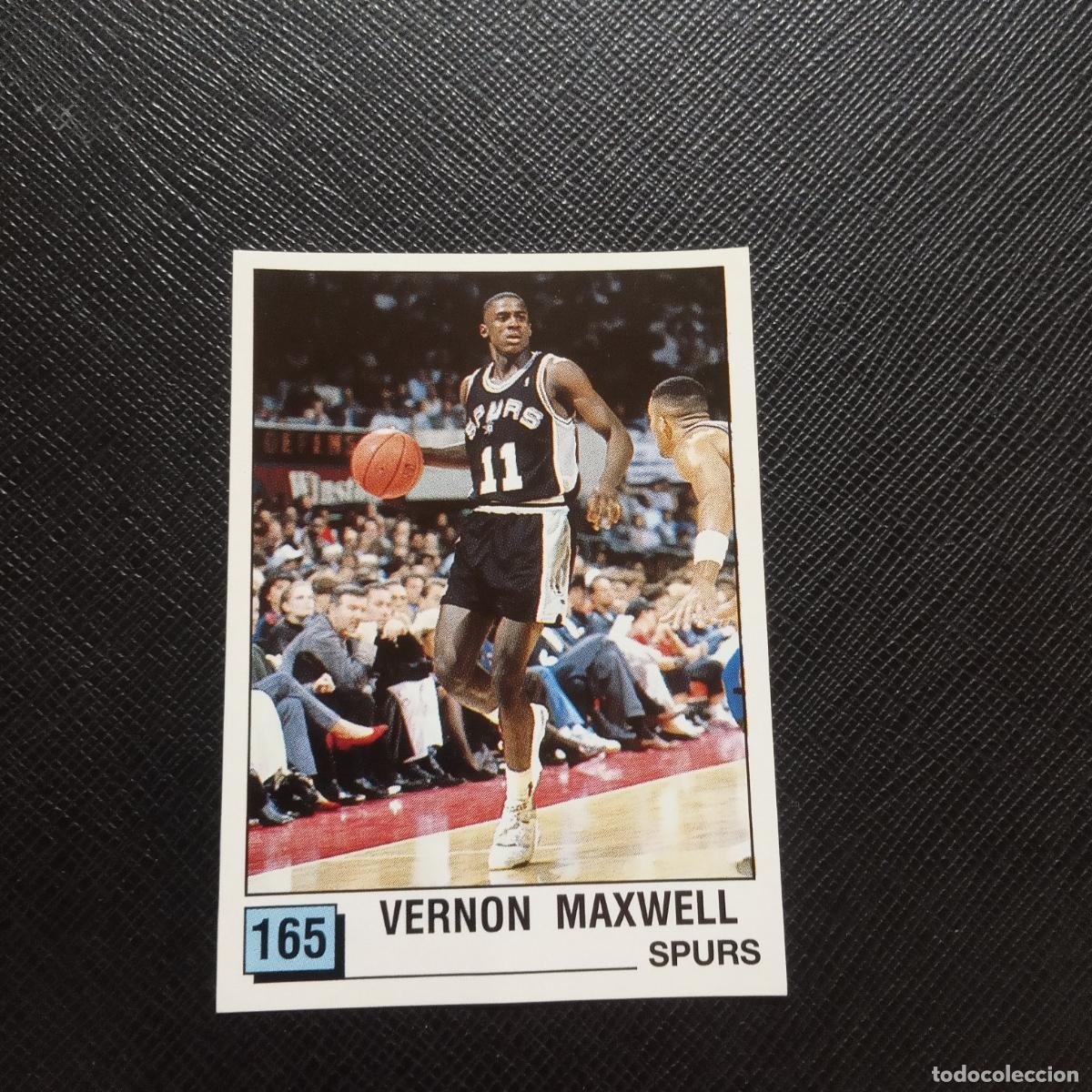 Coleccionismo deportivo: 165 VERNON MAXWELL SPURS PANINI 1990 BASKET NBA 90 CROMO BALONCESTO - SIN PEGAR - A205 PG62