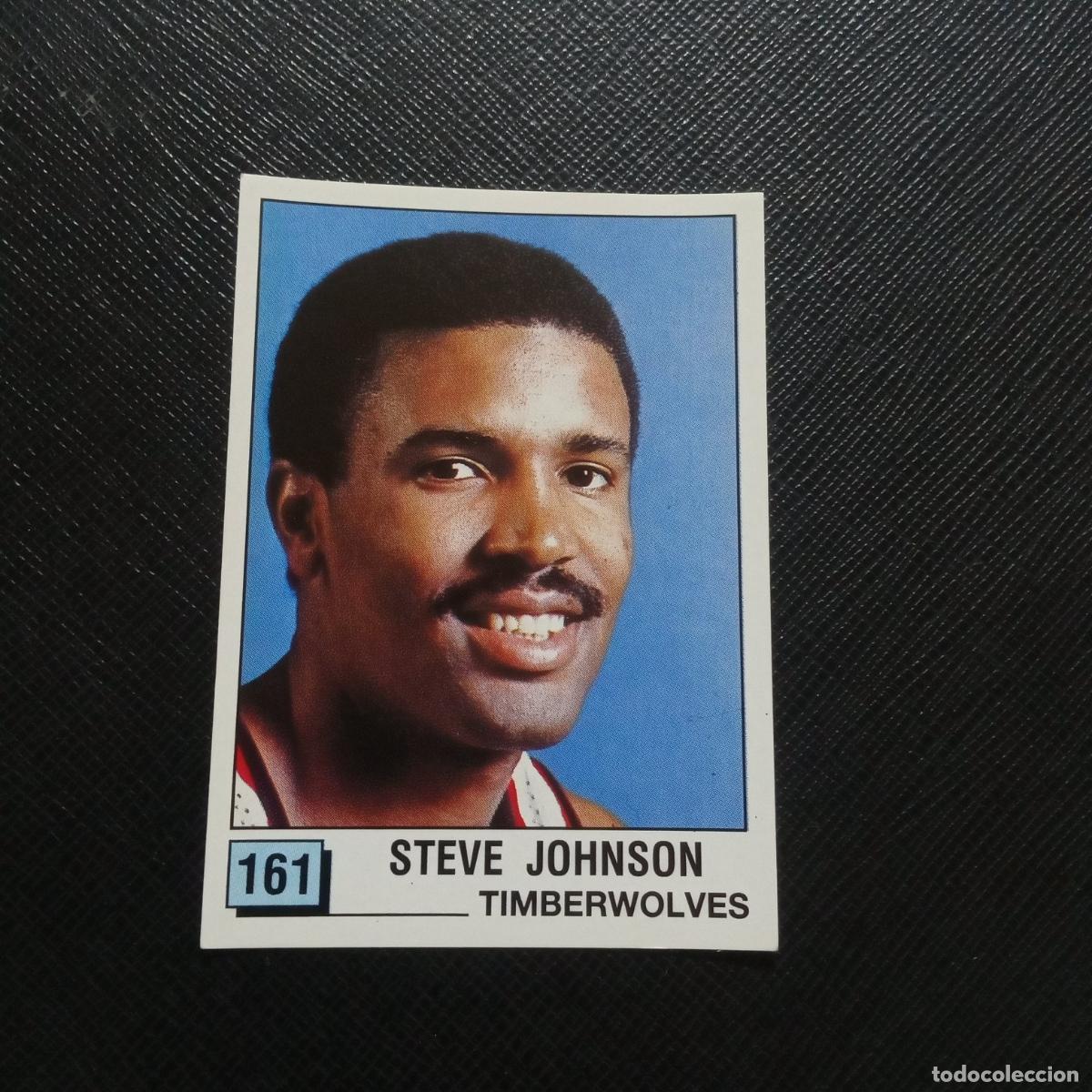 Coleccionismo deportivo: 161 STEVE JOHNSON TIMBERWOLVES PANINI 1990 BASKET NBA 90 CROMO BALONCESTO - SIN PEGAR - A205 PG62