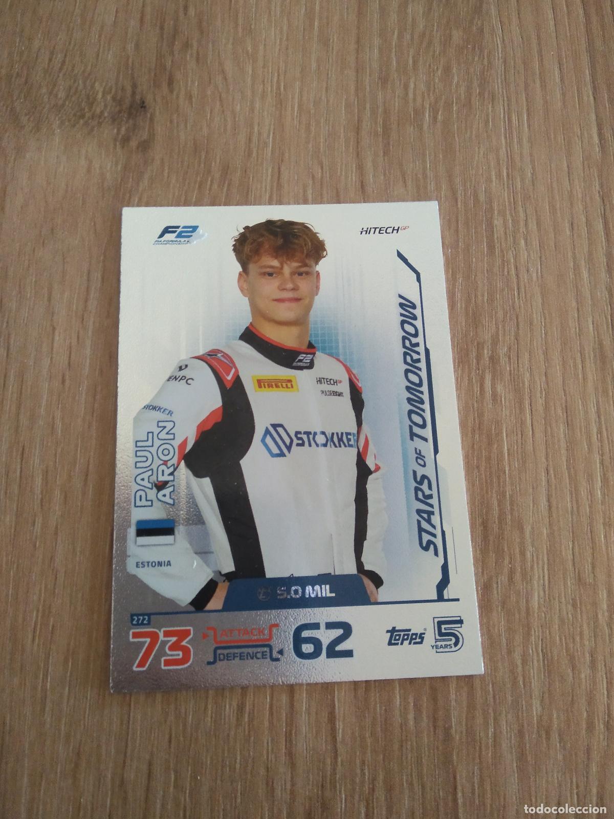 Coleccionismo deportivo: 272 PAUL ARON CROMO F1 Topps Formula 1 Turbo Attax 2024