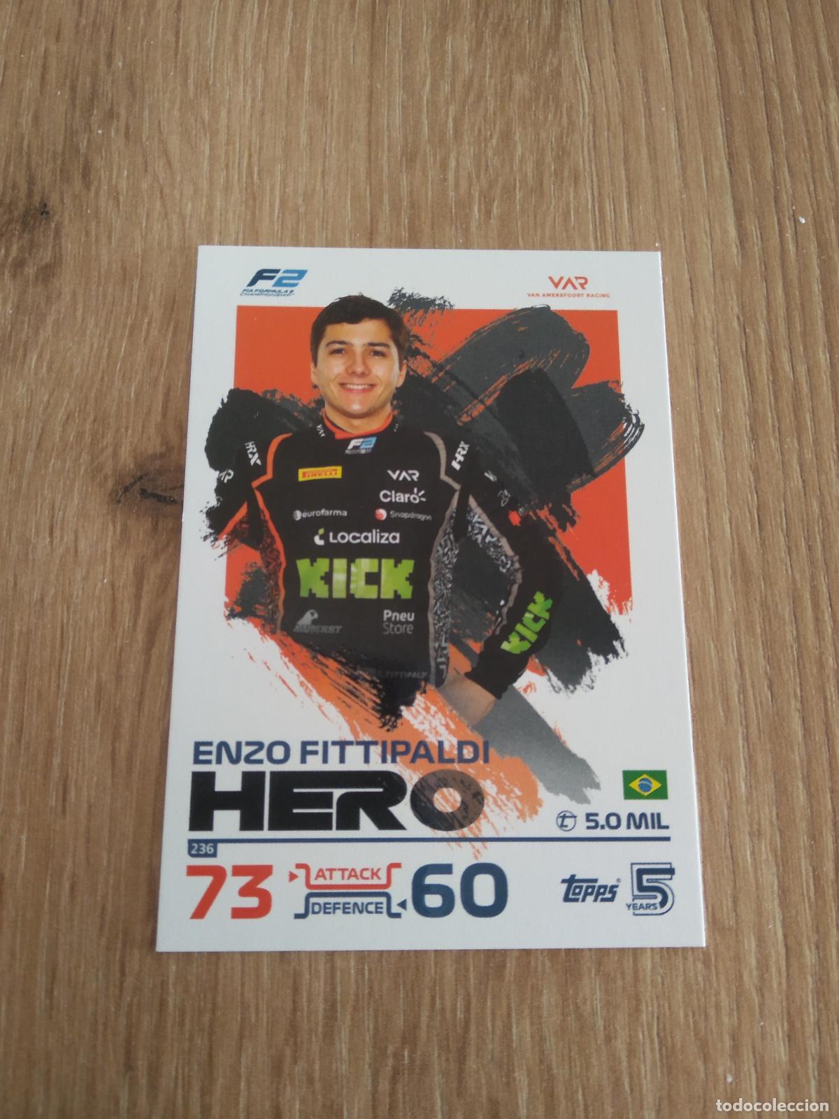 Coleccionismo deportivo: 236 ENZO FITTIPALDI CROMO F1 Topps Formula 1 Turbo Attax 2024