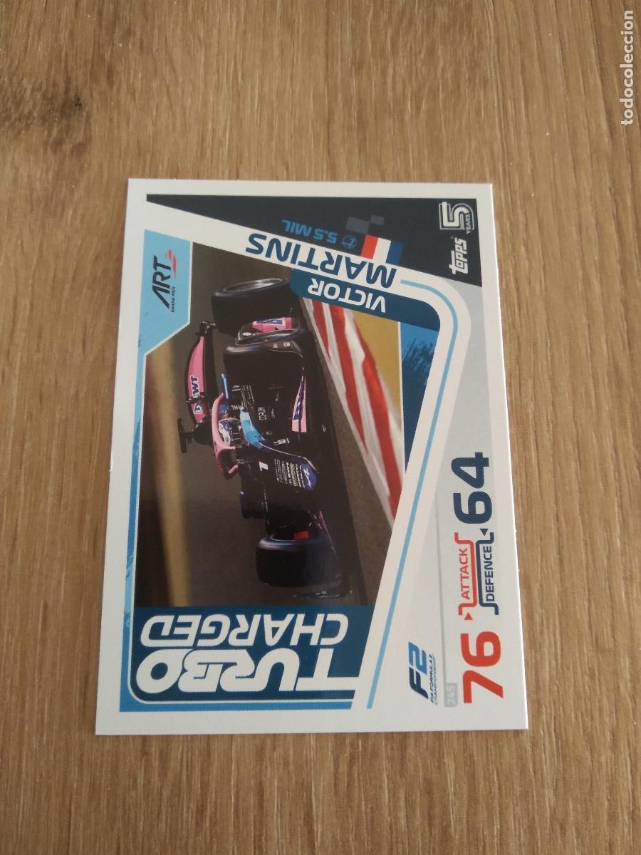 Coleccionismo deportivo: 245 VICTOR MARTINS CROMO F1 Topps Formula 1 Turbo Attax 2024