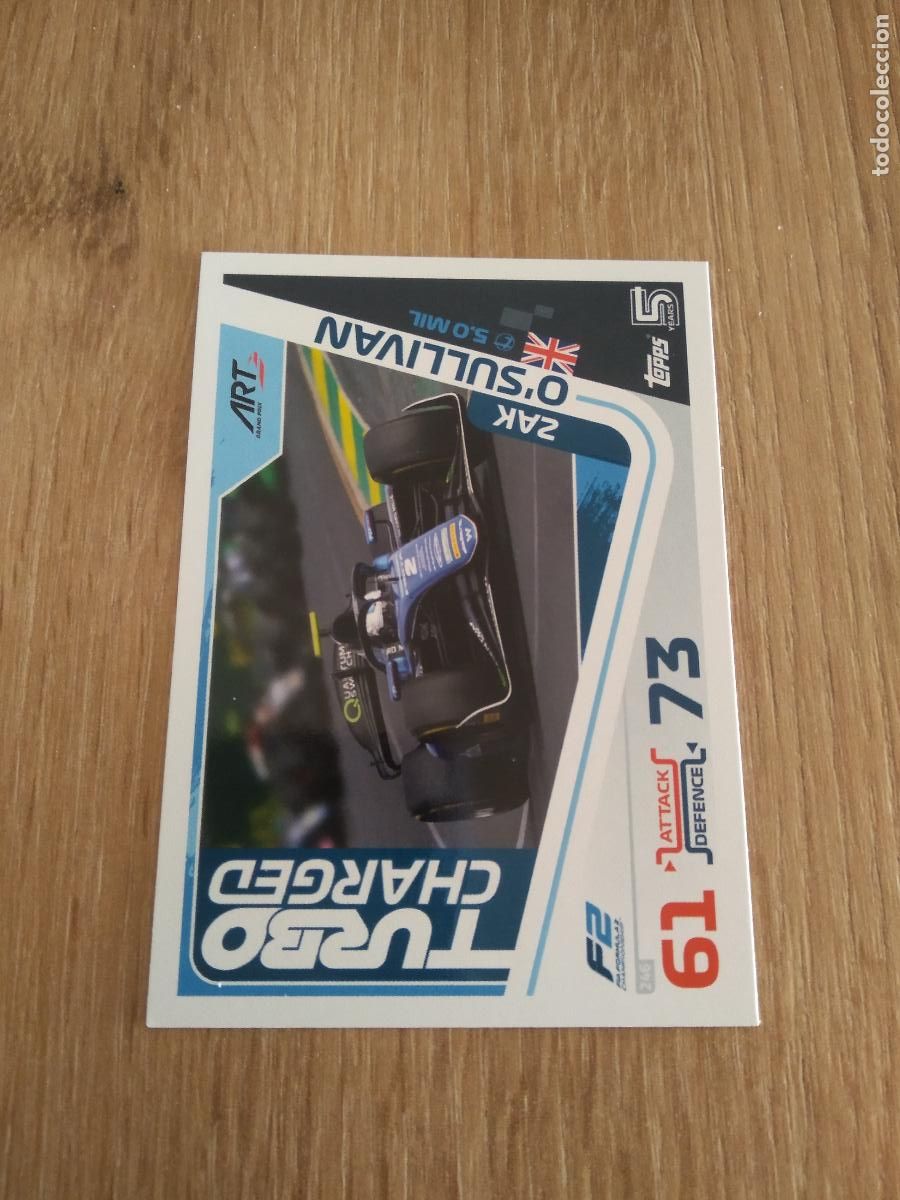 Coleccionismo deportivo: 246 ZAK O'SULLIVAN CROMO F1 Topps Formula 1 Turbo Attax 2024