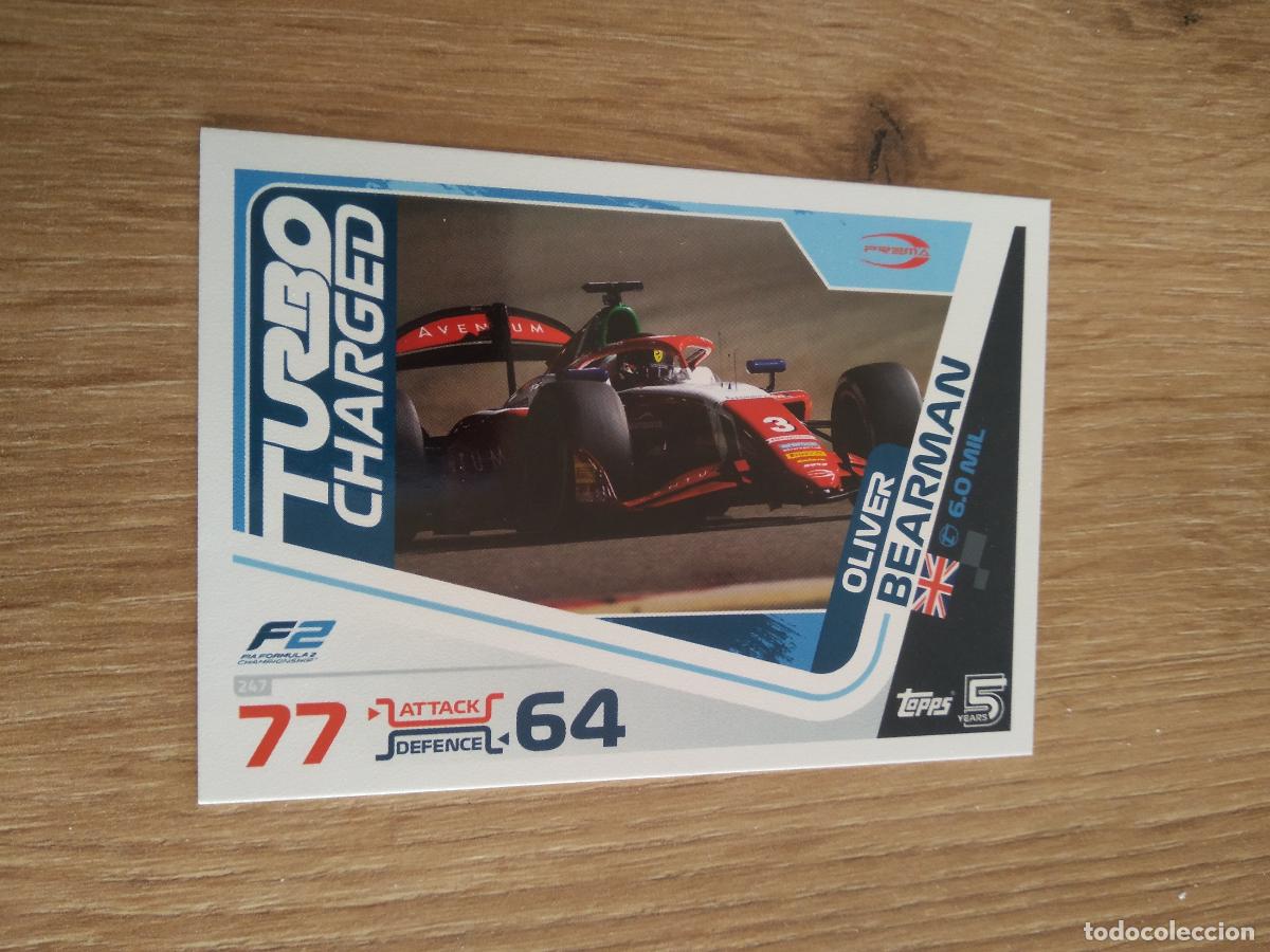 Coleccionismo deportivo: 247 OLIVER BEARMAN CROMO F1 Topps Formula 1 Turbo Attax 2024