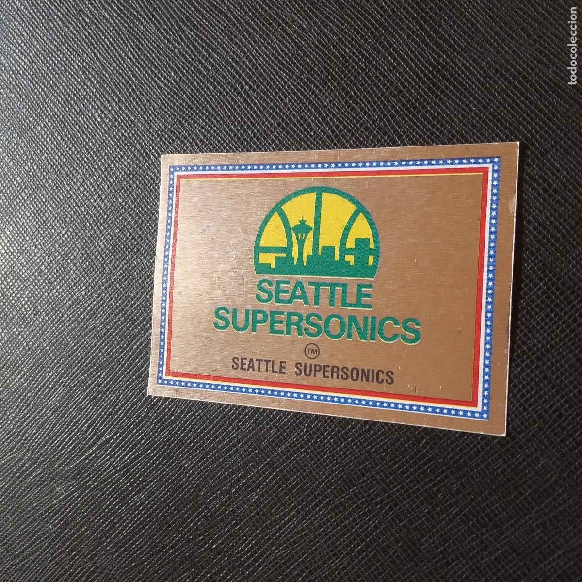 Coleccionismo deportivo: 235 SEATTLE SUPERSONICS ESCUDO PANINI 1990 BASKET NBA 90 CROMO BALONCESTO - SIN PEGAR - A205 PG63 B