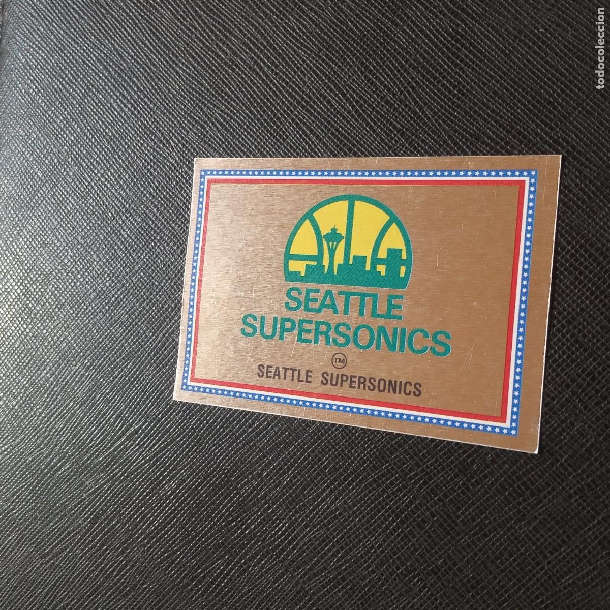Coleccionismo deportivo: 235 SEATTLE SUPERSONICS ESCUDO PANINI 1990 BASKET NBA 90 CROMO BALONCESTO - SIN PEGAR - A205 PG64