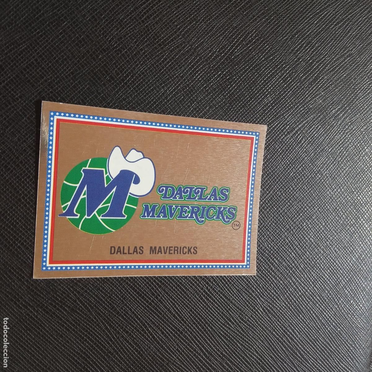 Coleccionismo deportivo: 127 DALLAS MAVERICKS ESCUDO PANINI 1990 BASKET NBA 90 CROMO BALONCESTO - SIN PEGAR - A205 PG64 B