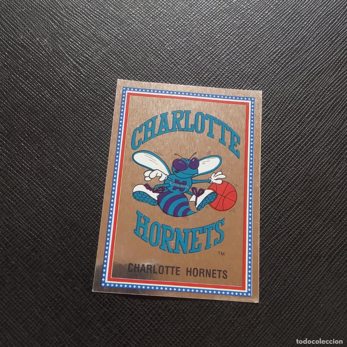 Coleccionismo deportivo: 118 CHARLOTTE HORNETS ESCUDO PANINI 1990 BASKET NBA 90 CROMO BALONCESTO - SIN PEGAR - A205 PG64