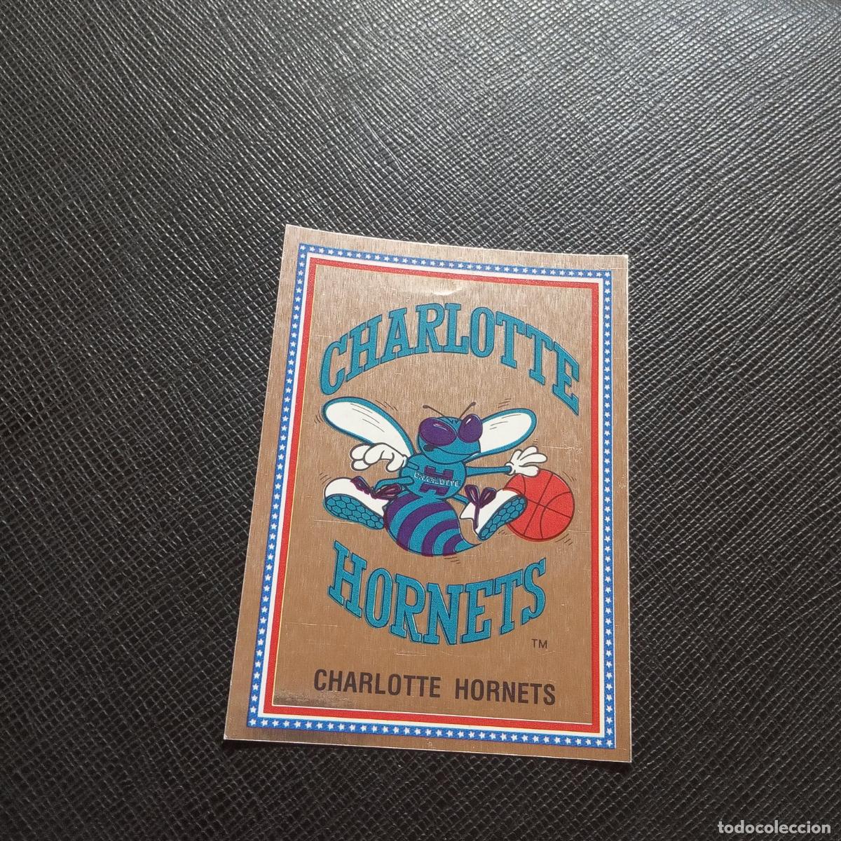 Coleccionismo deportivo: 118 CHARLOTTE HORNETS ESCUDO PANINI 1990 BASKET NBA 90 CROMO BALONCESTO - SIN PEGAR - A205 PG64 B