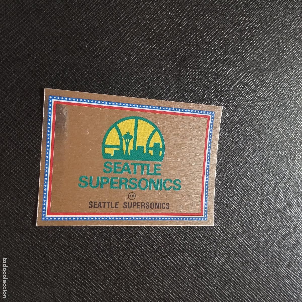 Coleccionismo deportivo: 235 SEATTLE SUPERSONICS ESCUDO PANINI 1990 BASKET NBA 90 CROMO BALONCESTO - SIN PEGAR - A205 PG64 B