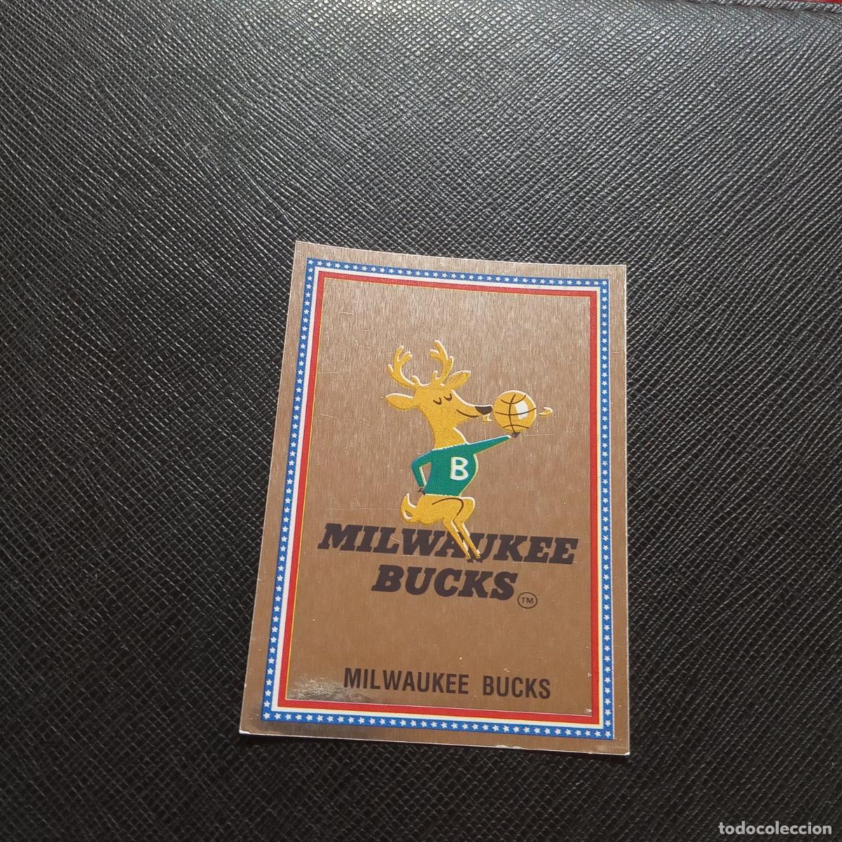 Coleccionismo deportivo: 100 MILWAUKKE BUCKS ESCUDO PANINI 1990 BASKET NBA 90 CROMO BALONCESTO - SIN PEGAR - A205 PG64