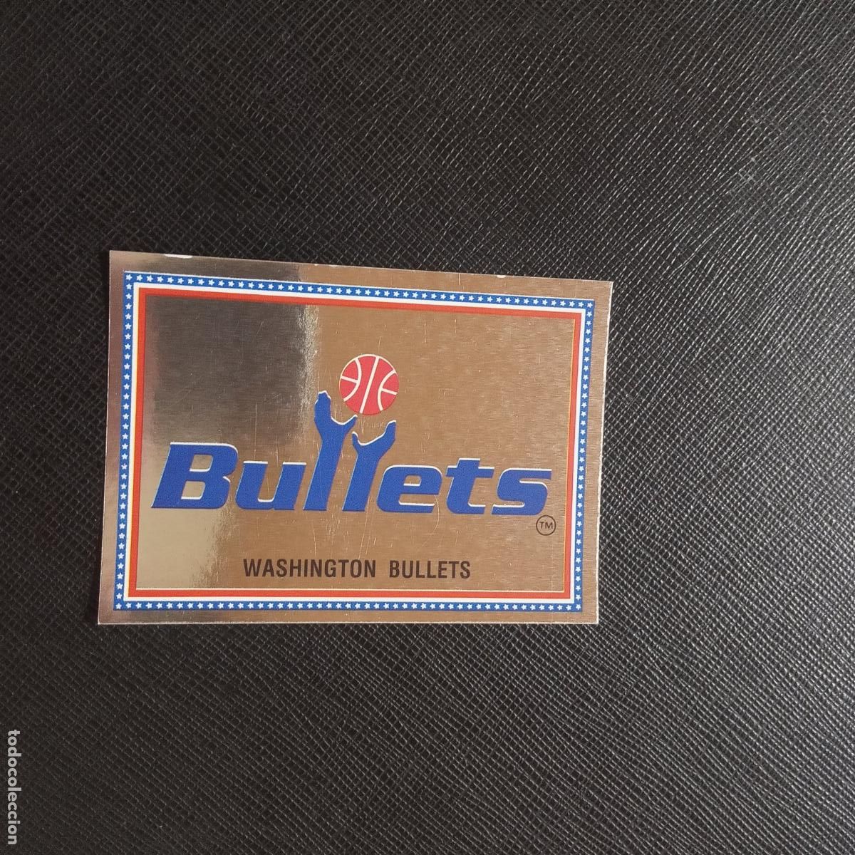Colecionismo desportivo: 46 WASHINGTON BULLETS ESCUDO PANINI 1990 BASKET NBA 90 CROMO BALONCESTO - SIN PEGAR - A205 PG65