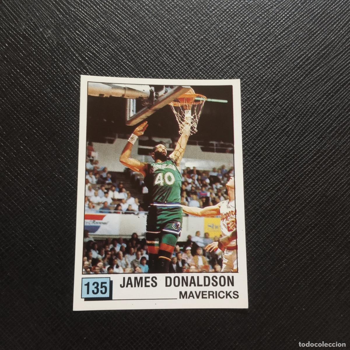 Coleccionismo deportivo: 135 JAMES DONALDSON MAVERICKS PANINI 1990 BASKET NBA 90 CROMO BALONCESTO - SIN PEGAR - A205 PG66