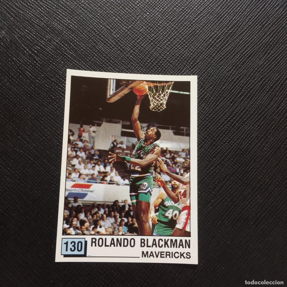Coleccionismo deportivo: 130 ROLANDO BLACKMAN MAVERICKS PANINI 1990 BASKET NBA 90 CROMO BALONCESTO - SIN PEGAR - A205 PG67