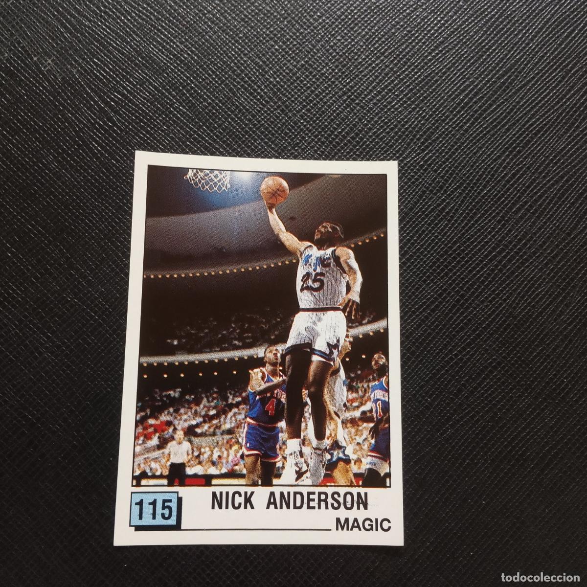 Coleccionismo deportivo: 115 NICK ANDERSON MAGIC PANINI 1990 BASKET NBA 90 CROMO BALONCESTO - SIN PEGAR - A205 PG67