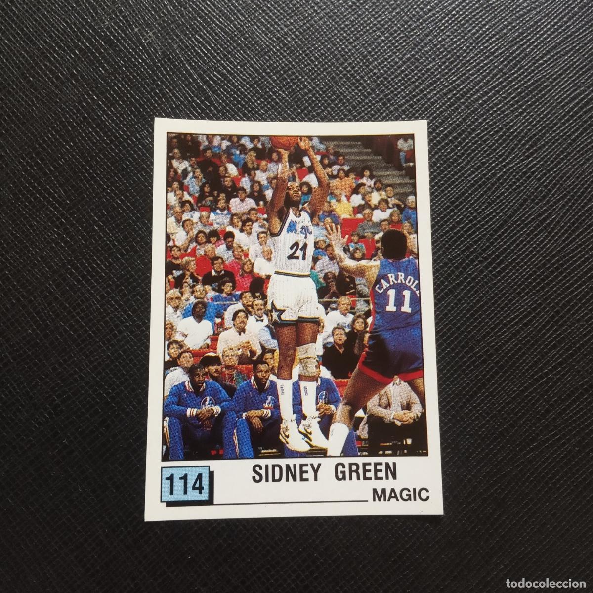 Coleccionismo deportivo: 114 SIDNEY GREEN MAGIC PANINI 1990 BASKET NBA 90 CROMO BALONCESTO - SIN PEGAR - A205 PG67
