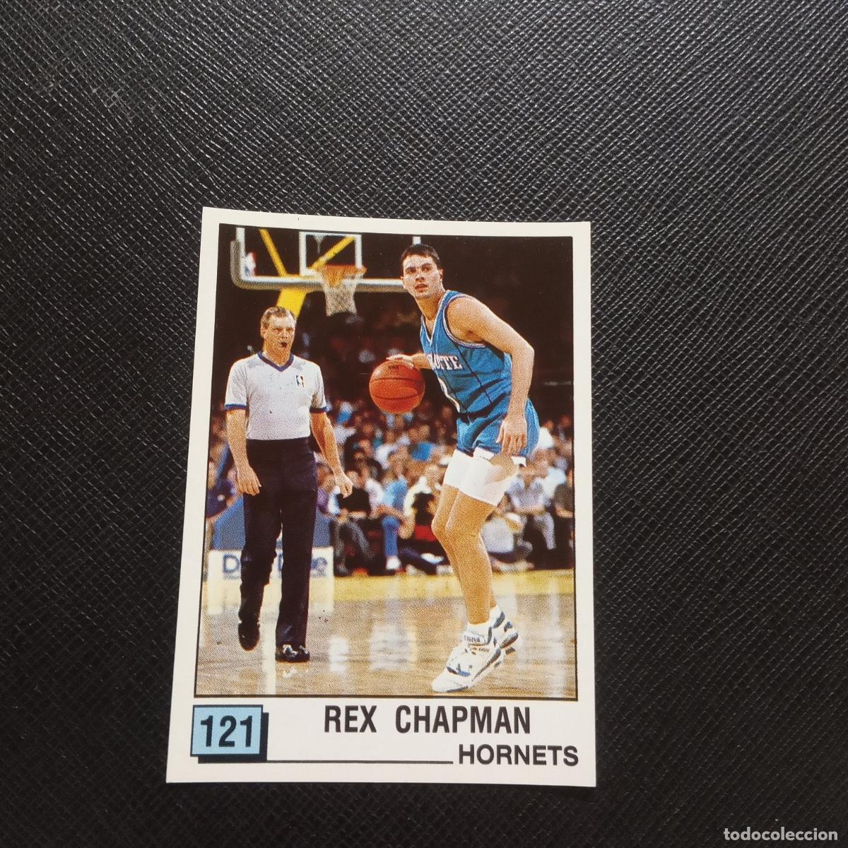 Coleccionismo deportivo: 121 REX CHAPMAN HORNETS PANINI 1990 BASKET NBA 90 CROMO BALONCESTO - SIN PEGAR - A205 PG68