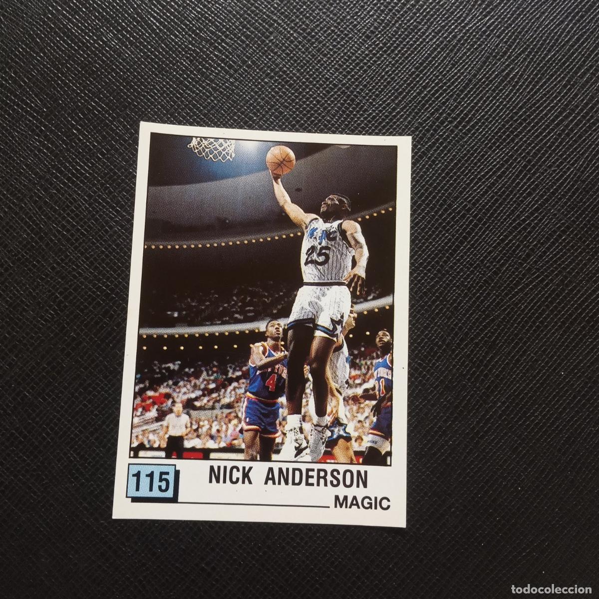 Coleccionismo deportivo: 115 NICK ANDERSON MAGIC PANINI 1990 BASKET NBA 90 CROMO BALONCESTO - SIN PEGAR - A205 PG72