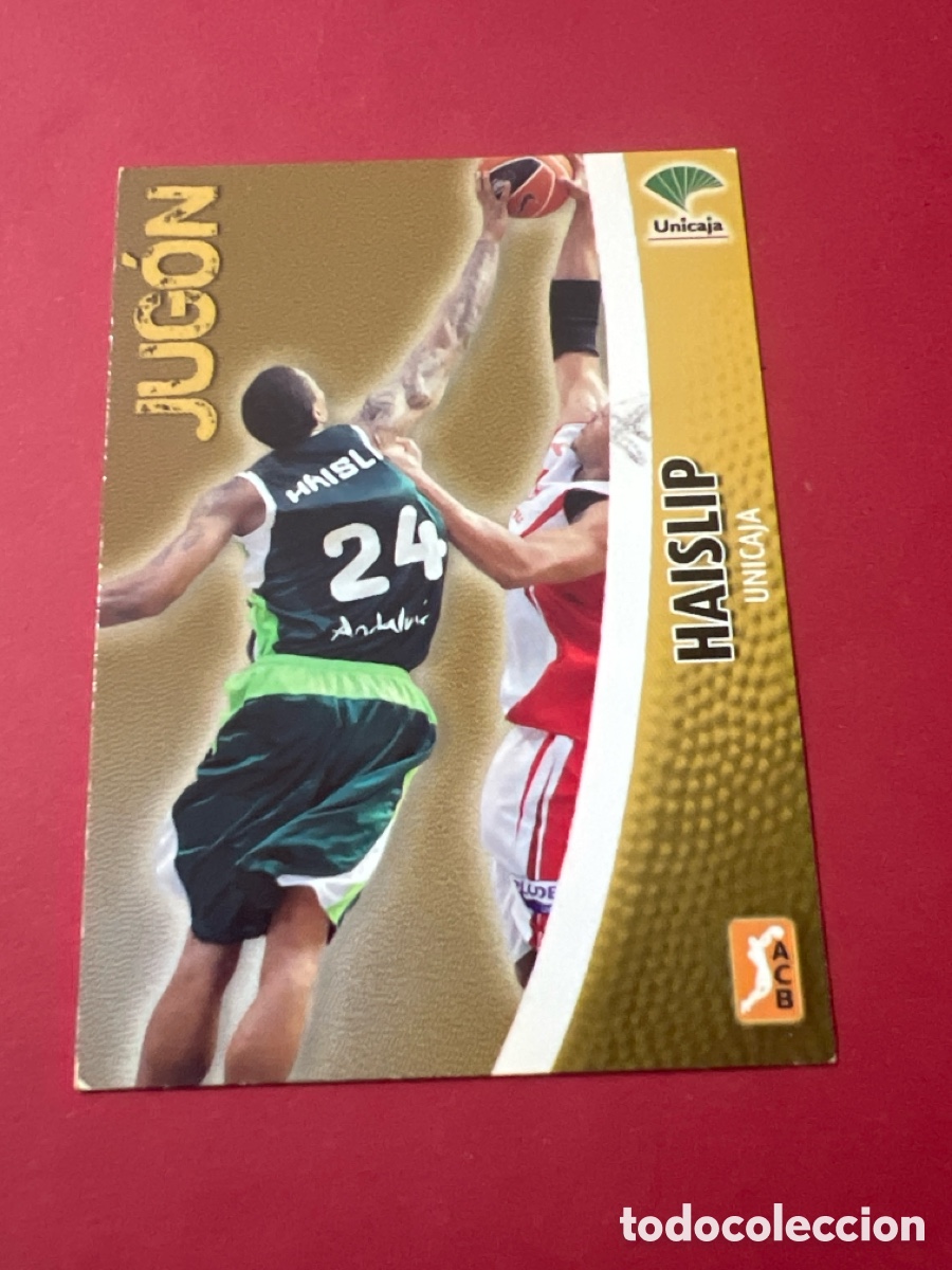 Colecionismo desportivo: C296. HAISLIP # 286 JUGON UNICAJA BALONCESTO ACB 2008/09 PANINI