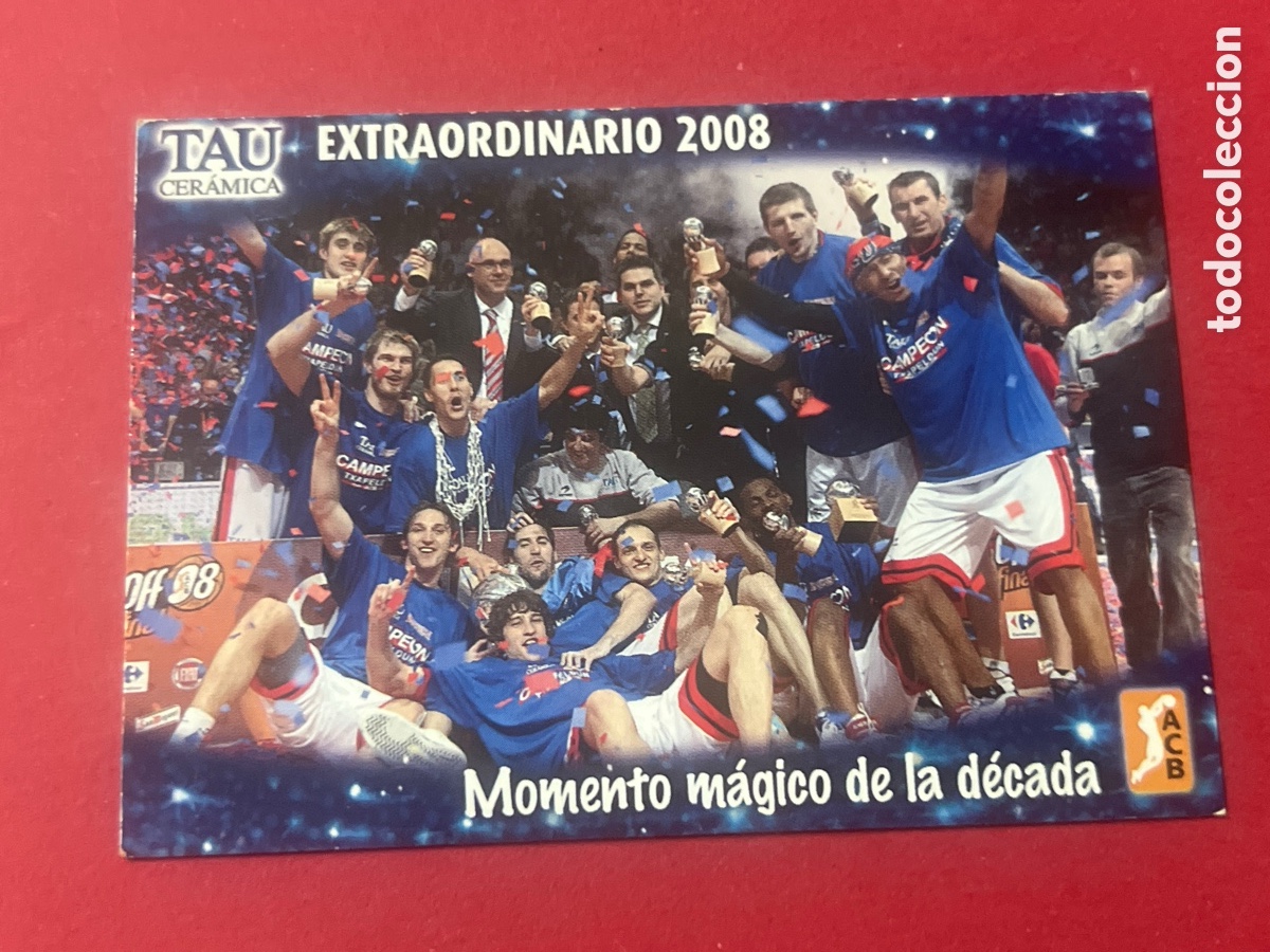 Colecionismo desportivo: C297. 270 ACB 08 09 PANINI MOMENTO M&Aacute;GICO - TAU CER&Aacute;MICA -- 2008 2009 LIGA ENDESA