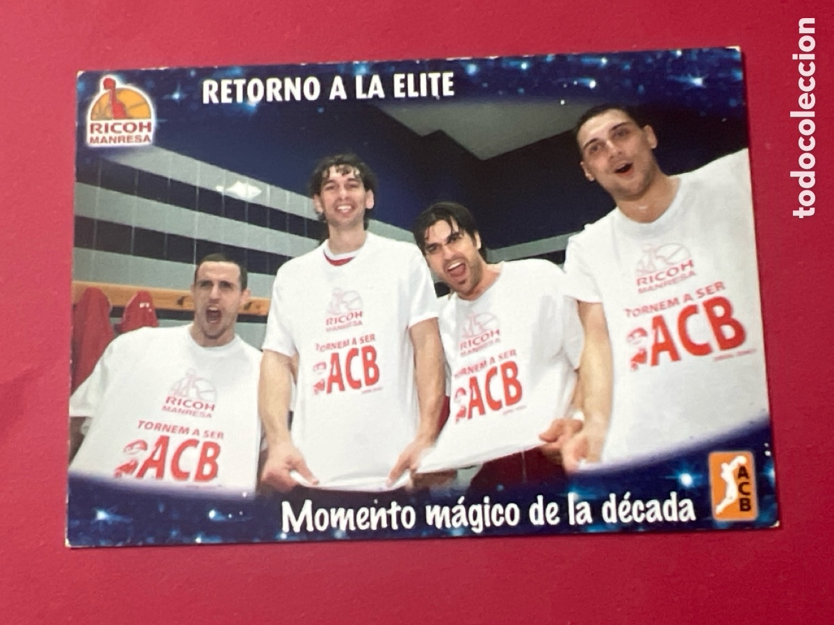 Colecionismo desportivo: C301. LIGA ACB - 2008-2009 (RICOH MANRESA) №252 RETORNO A LA ELITE