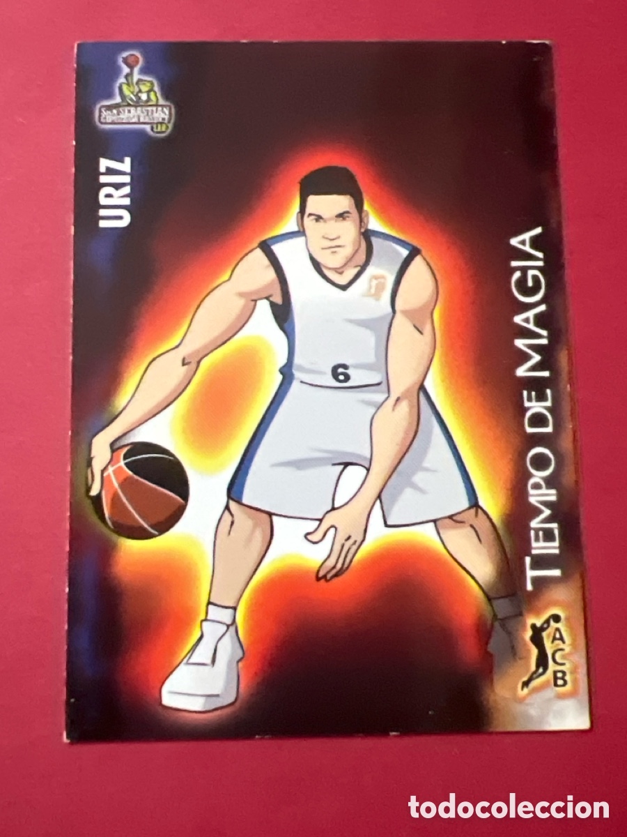 Collezionismo sportivo: C302. BALONCESTO ACB 2008 2009 PANINI N&ordm; 318 URIZ (GBC BRUESA) TIEMPO DE MAGIA - BASKET CROMO 08 09