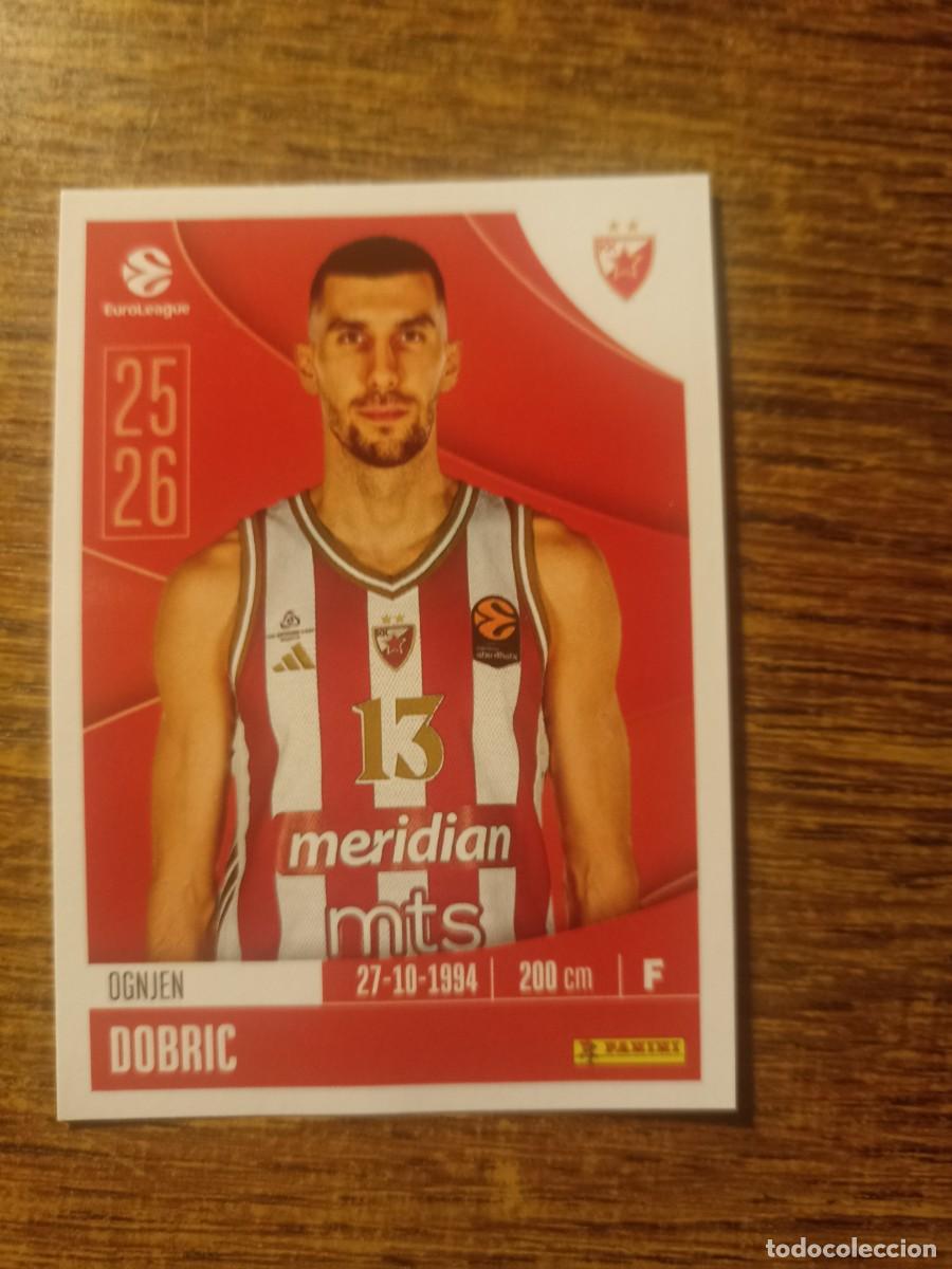 Colecionismo desportivo: 104 Dobric Estrella Roja Euroliga Euroleague 2025-26 2026 Panini