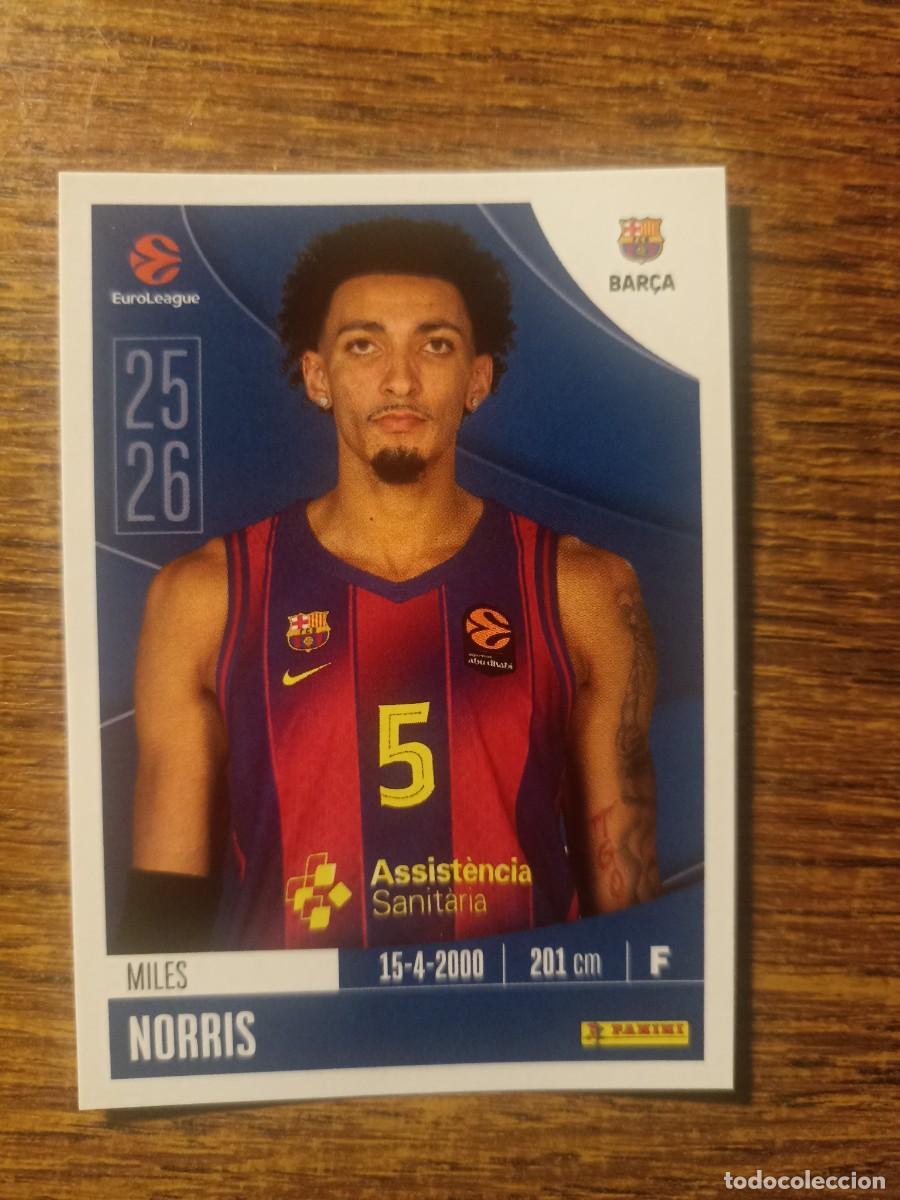 Colecionismo desportivo: 155 Norris Barcelona Euroliga Euroleague 2025-26 2026 Panini
