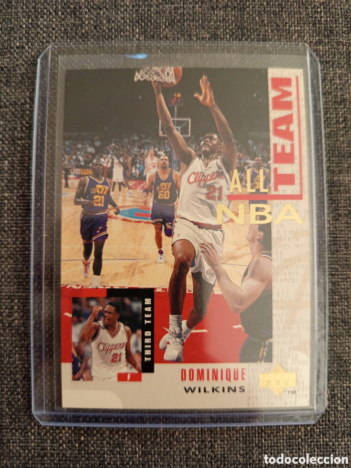Colecionismo desportivo: DOMINIQUE WILKINS (ALL NBA TEAM) 1994 UPPER DECK