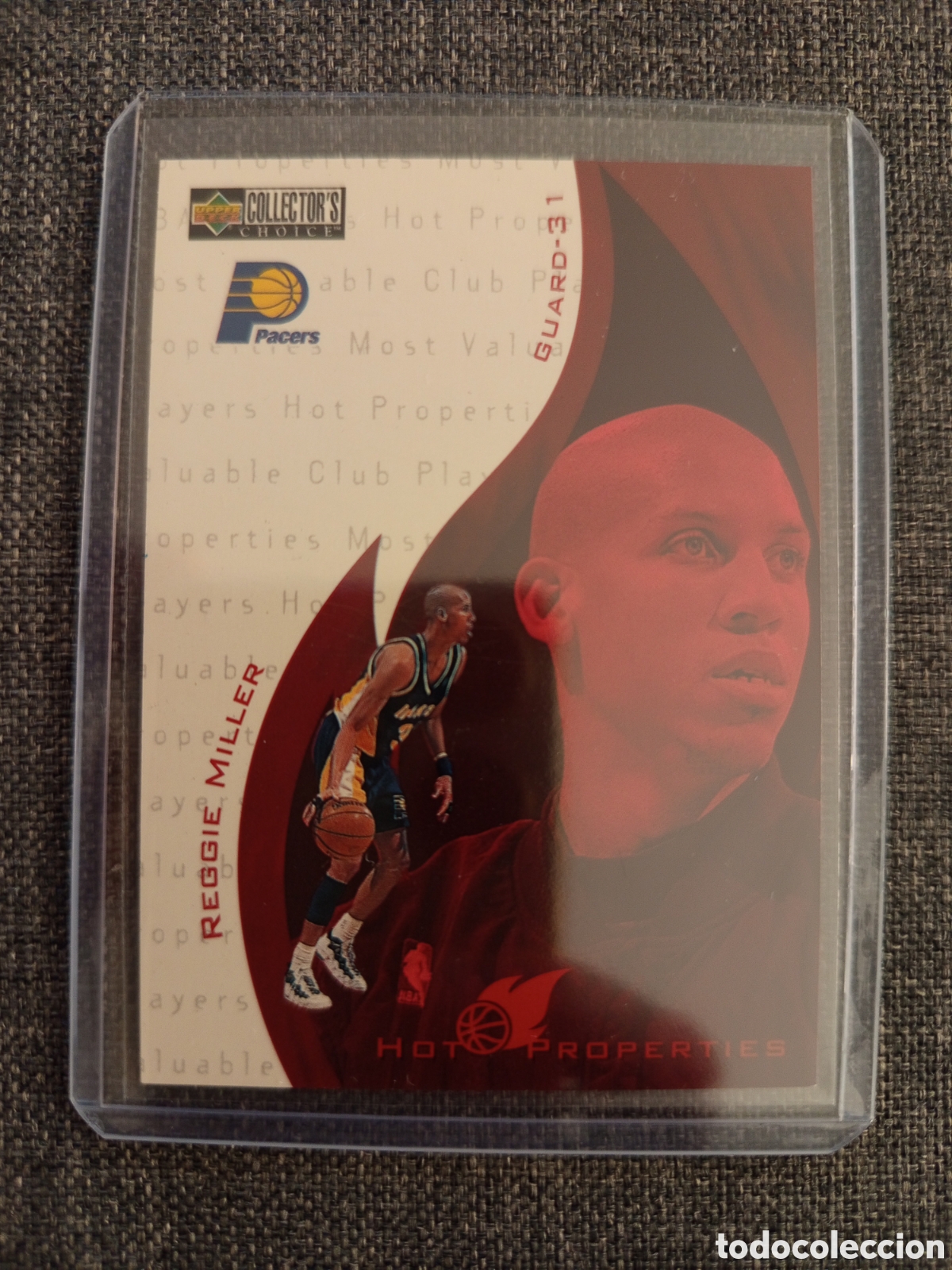 Colecionismo desportivo: REGGIE MILLER. NBA HOT PROPERTIES. 1997 UPPER DECK