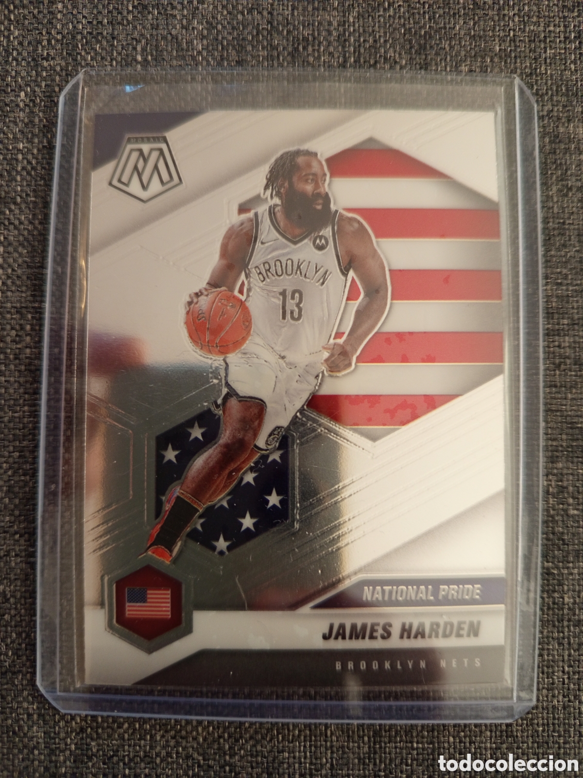 Colecionismo desportivo: JAMES HARDEN. NBA NATIONAL PRIDE. 2020-21 PANINI MOSAIC BASKETBALL