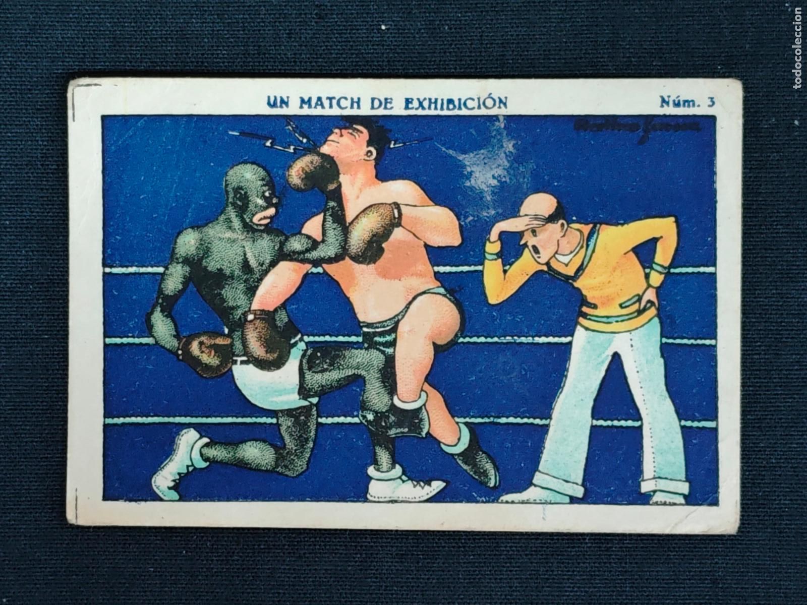 Coleccionismo deportivo: CROMO - UN MATCH DE EXHIBICION - N&ordm; 3 - JUNCOSA