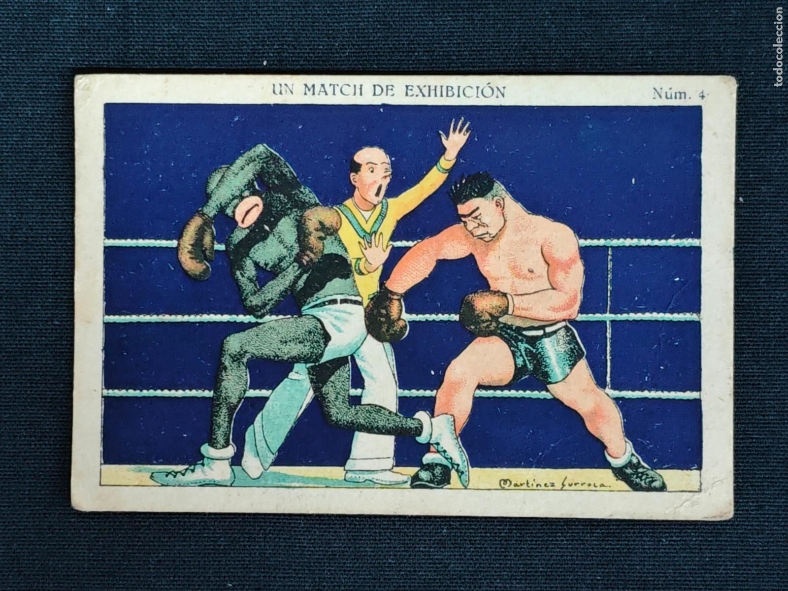 Coleccionismo deportivo: CROMO - UN MATCH DE EXHIBICION - N&ordm; 4 - JUNCOSA