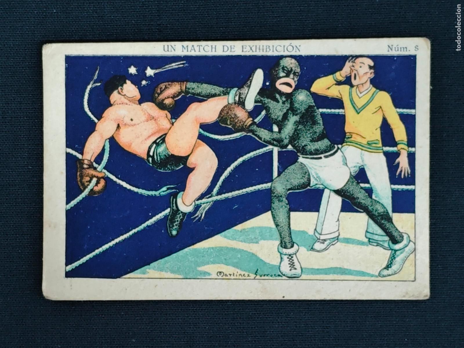 Coleccionismo deportivo: CROMO - UN MATCH DE EXHIBICION - N&ordm; 8 - JUNCOSA