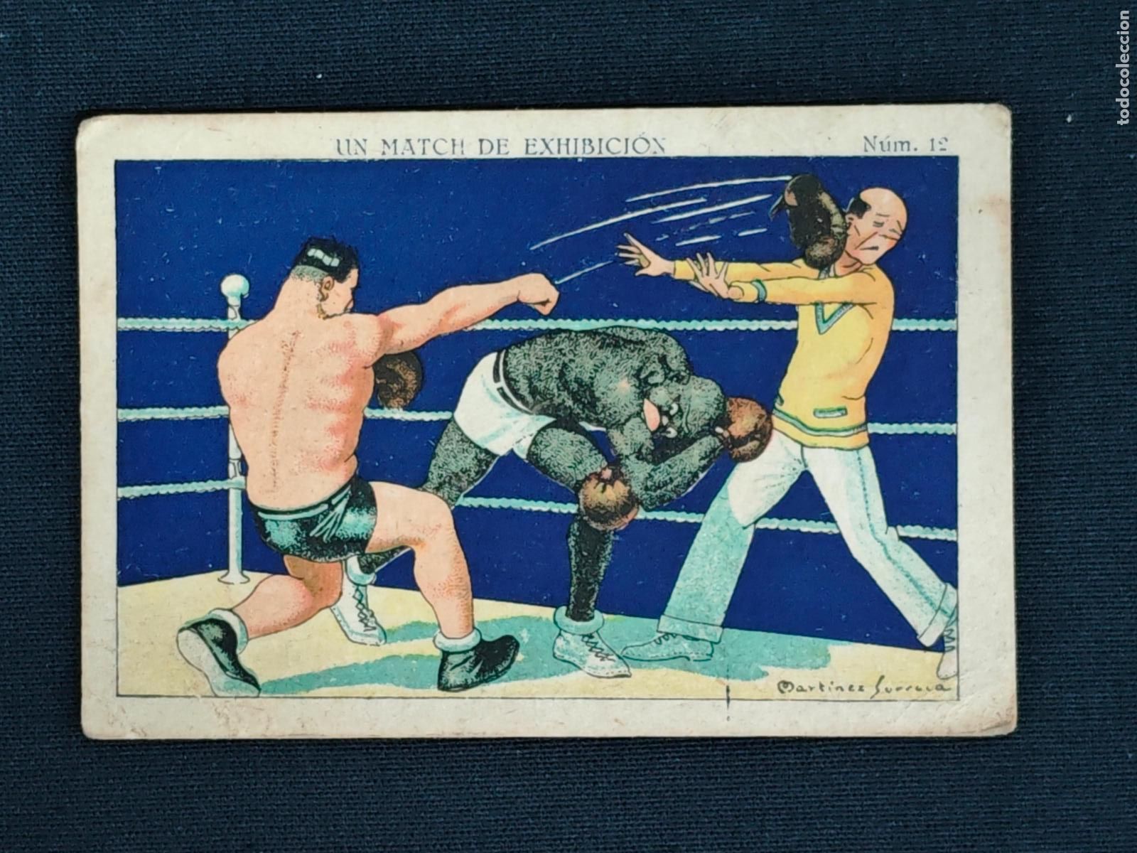 Coleccionismo deportivo: CROMO - UN MATCH DE EXHIBICION - N&ordm; 12 - JUNCOSA