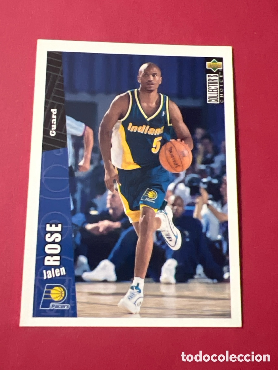 Coleccionismo deportivo: C3741. Upper Deck Collector's Choice #258 Jalen Rose Indiana Pacers NBA Card