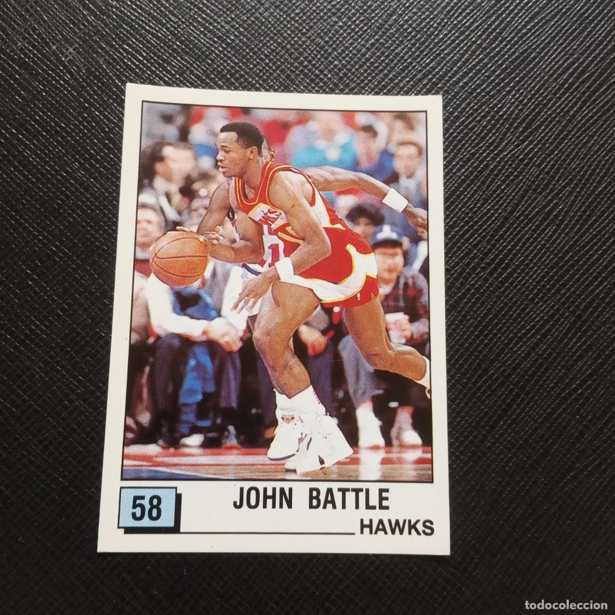 Collezionismo sportivo: 58 JOHN BATTLE HAWKS PANINI 1990 BASKET NBA 90 CROMO BALONCESTO - SIN PEGAR - A53 PG28