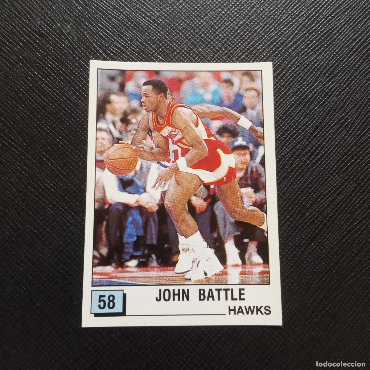 Coleccionismo deportivo: 58 JOHN BATTLE HAWKS PANINI 1990 BASKET NBA 90 CROMO BALONCESTO - SIN PEGAR - A53 PG46
